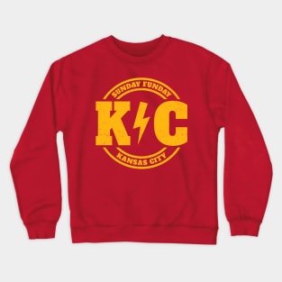 Kansas City - Sunday Funday Vintage Stamp Crewneck Sweatshirt